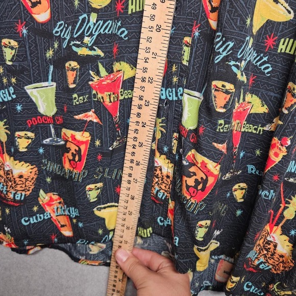 Big Dogs Button Down Party Shirt Cocktail - Picture 6 of 7